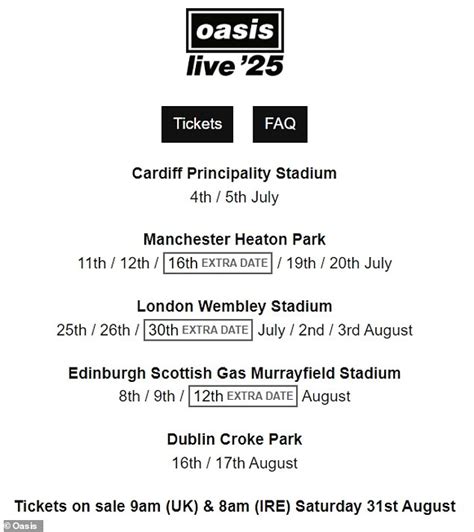 placetoco|Oasis ticket prices and extra dates .